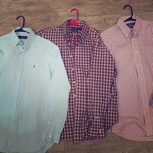 Men’s Ralph Lauren Dress Shirt Triple Pack!!